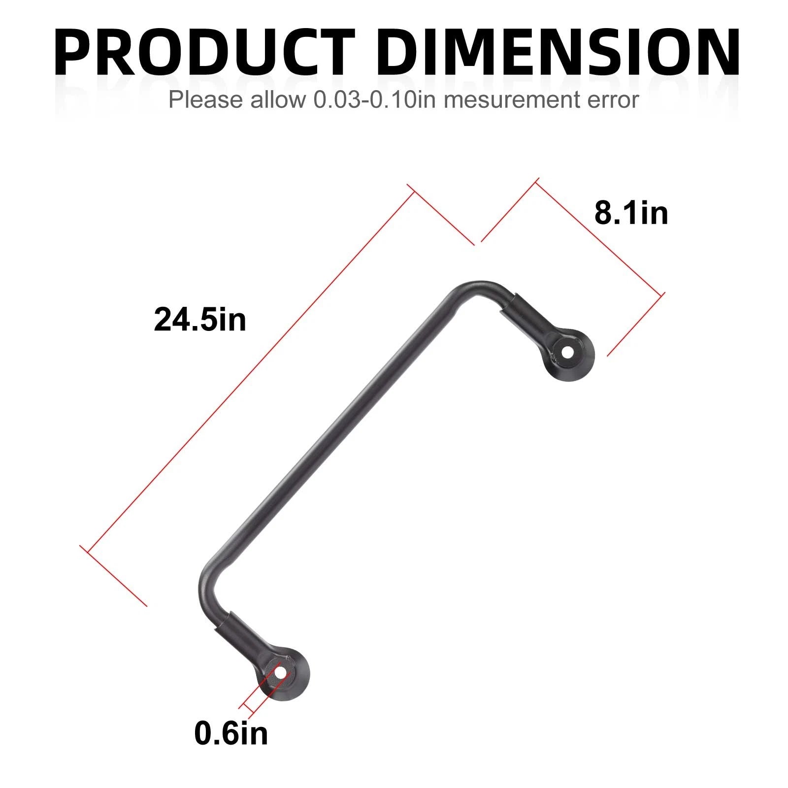 Rear Stabilizer Sway Bar w/ Bushings for Polaris RZR 800 (2008–2014)