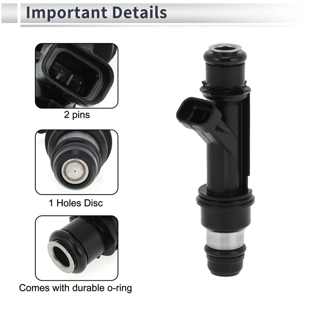 Fuel Injector No. 25319301 for Chevy Pickup (2001–2003) 1.6L Black