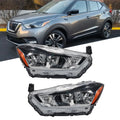 Headlight Assembly for Nissan Kicks (2018â2020) Left + Right Halogen