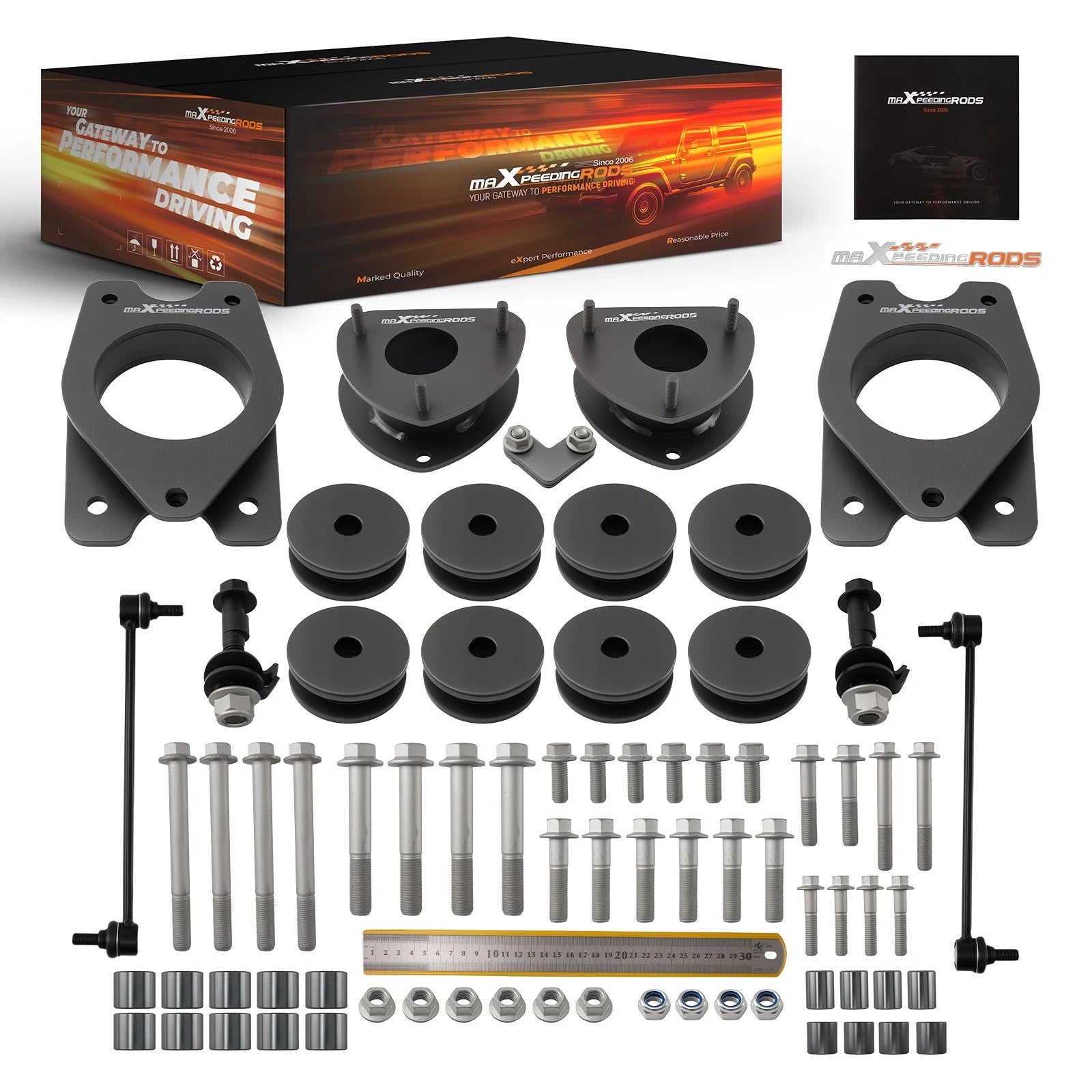 3" Suspension Kit for Honda Ridgeline (2006–2014) Steel Construction