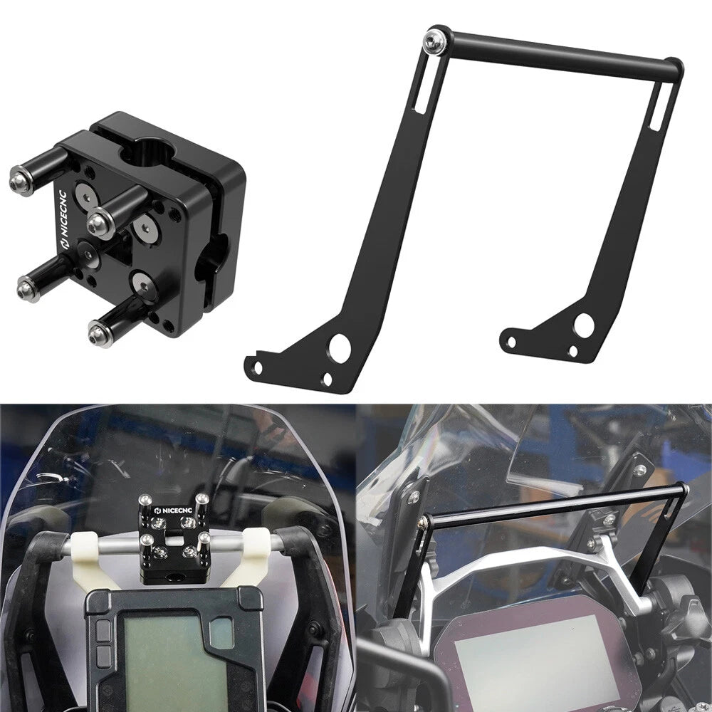 Navigation Bracket Holder Bar GPS Mount Kit for BMW R1200GS Adventure (2013–2018)