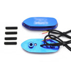 LED Blue Mirror Block Off Base for Suzuki GSXR 600 750 (2006–2012)