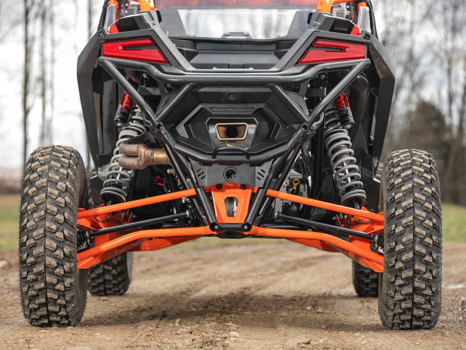 Heavy-Duty Rear Bumper for Polaris RZR Pro R / 4 (2022+) - Black