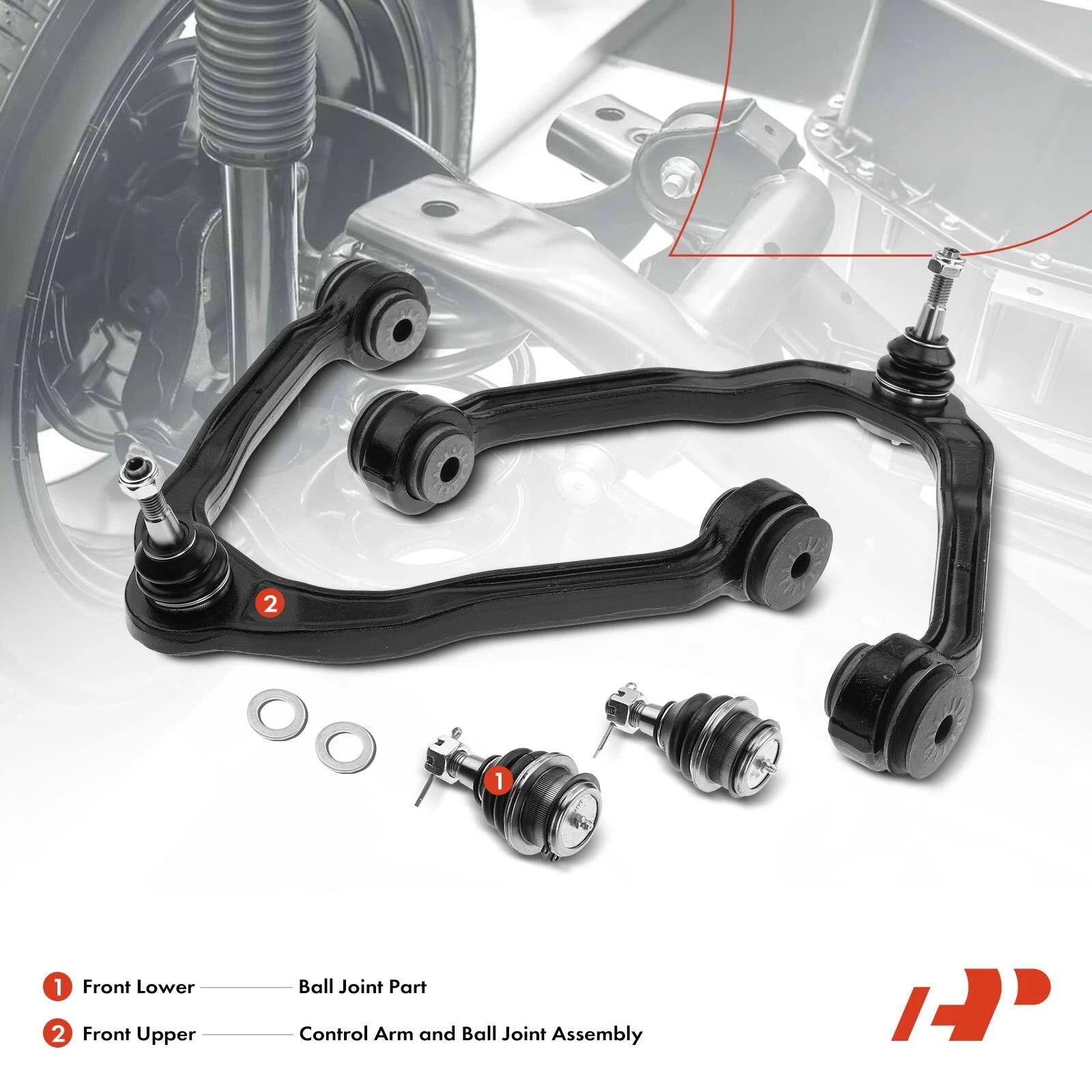 Control Arm Ball Joint for Chevy Silverado 1500 (2014-2019)