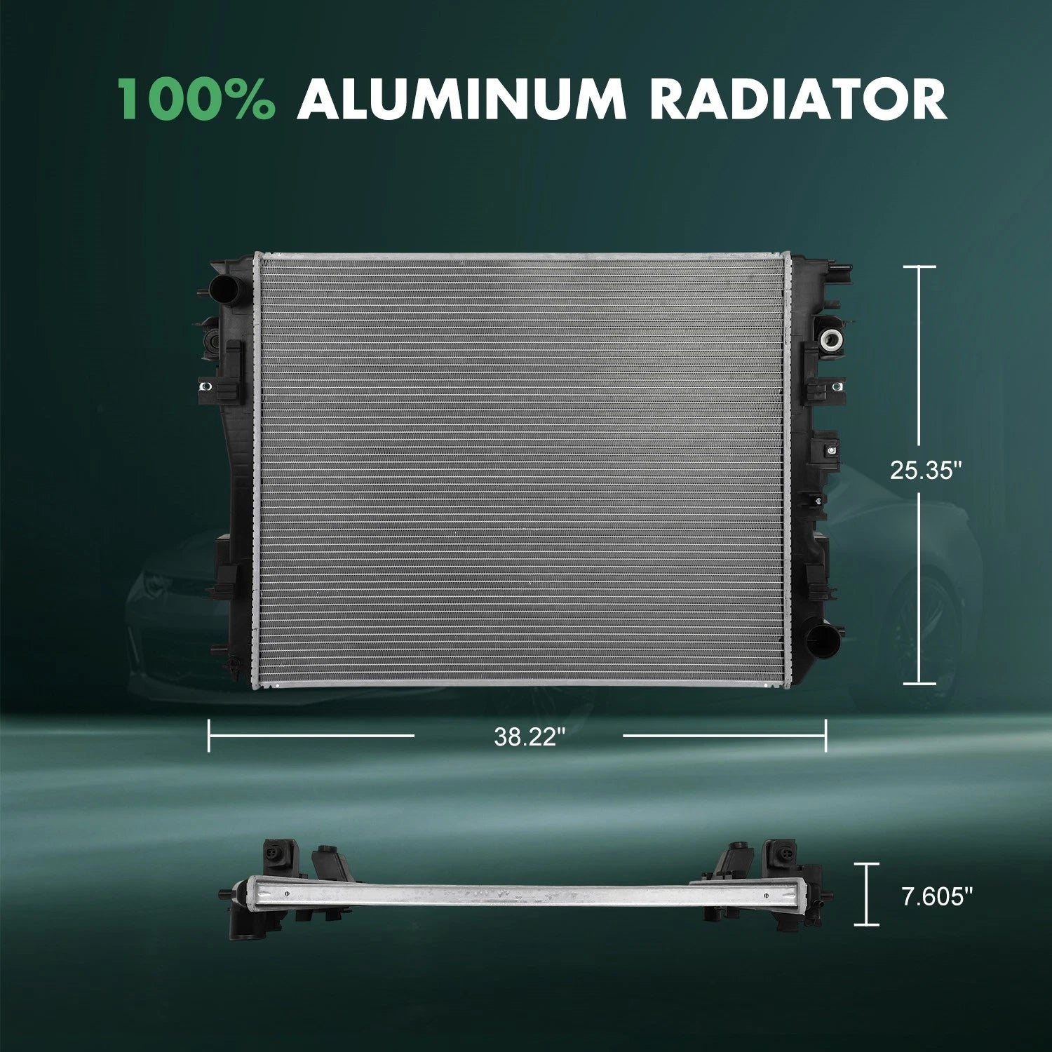 Aluminum Radiator for Ram 1500 2500 3500 (2014–2019)
