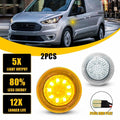 Clear Lens Amber LED Side Turn Signal Lights for Ford Transit Connect (2010–2023)