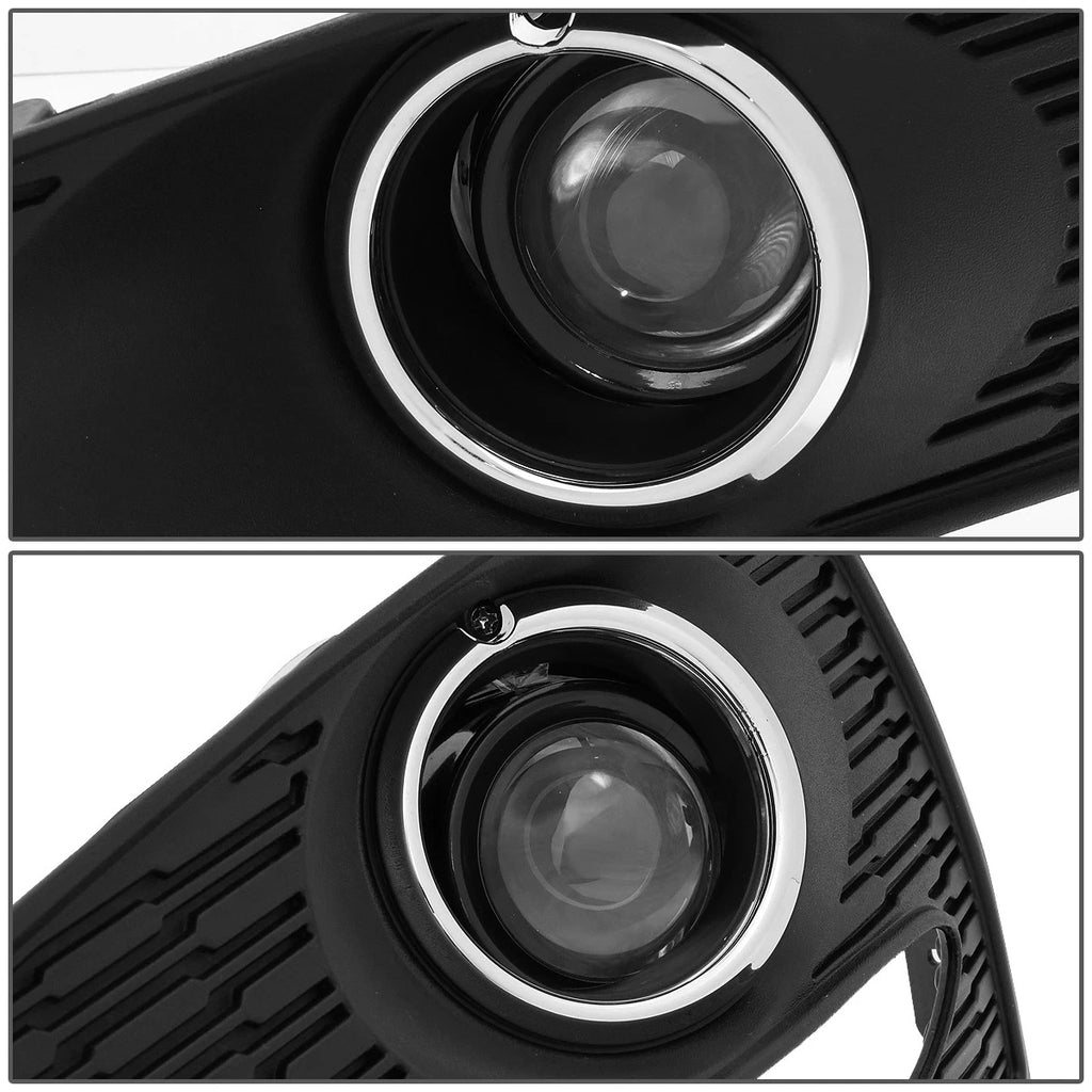 Pair Projector Fog Lights with Bezel Cover & Switch for Chevy Cruze (2016–2018)