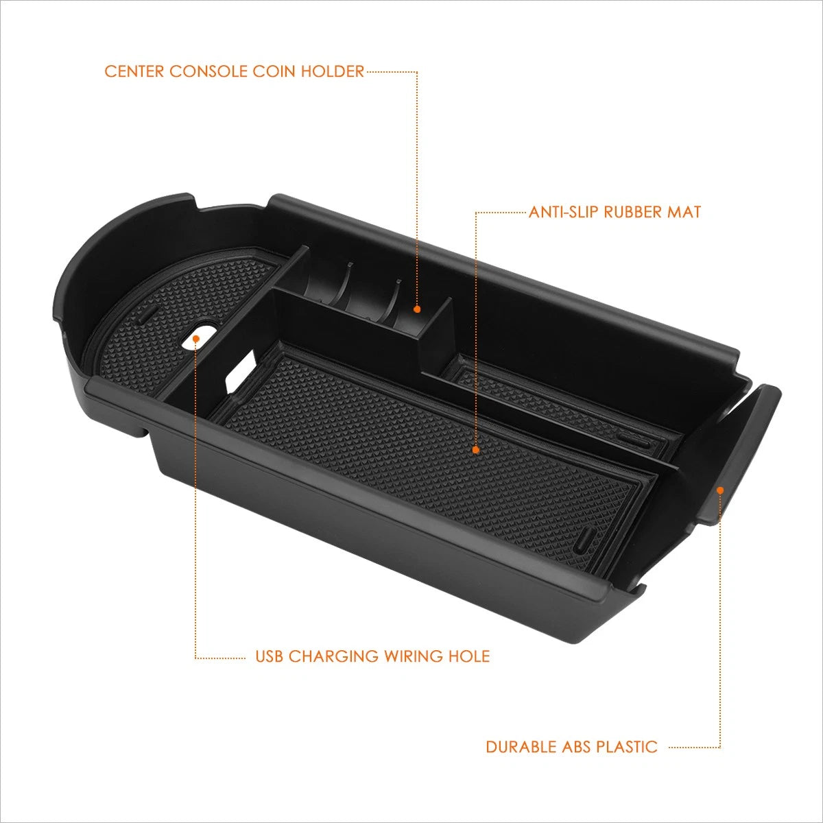 Center Console Organizer Tray for Toyota CHR (2018–2019)