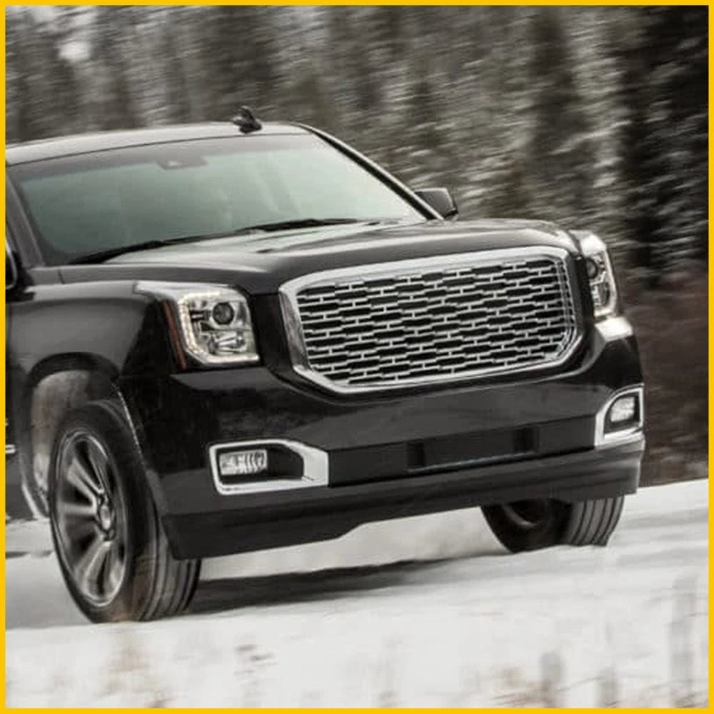 Fog Light Lamp Chrome Trim Covers for GMC Yukon XL (2015–2020)
