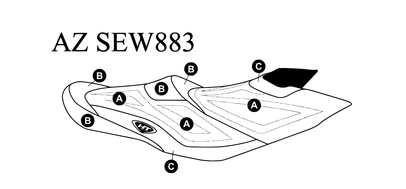 Hydro-Turf Seat Cover for Sea-Doo GTX LTD iS 2009–2015 / GTX 155 215