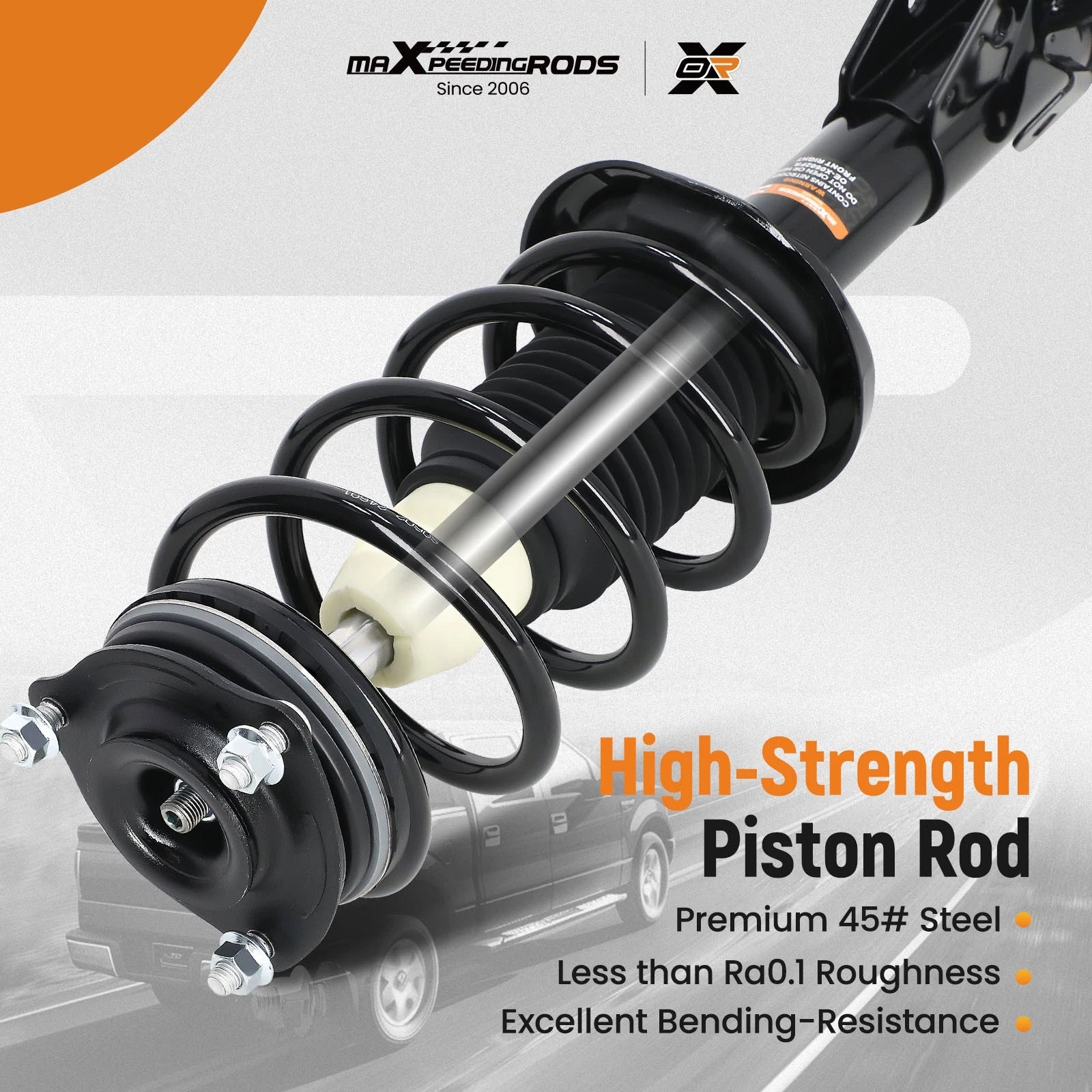 Pair Front Complete Struts with Coil Springs for Honda Civic (2006-2011)