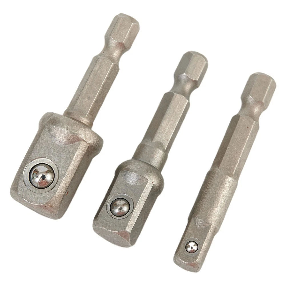 Socket Bit Adapter 50mm Chrome Vanadium Steel for Universal Use