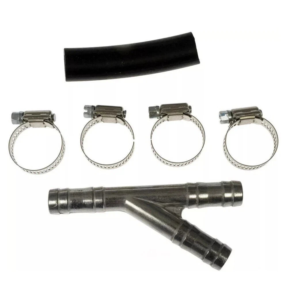 Heater Hose Connector with Clamps for Ford Dodge Chrysler Lincoln