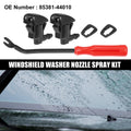 5X Front Windshield Washer Nozzle Kit 85381-44010 for Toyota Tacoma (2005–2015)