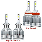 Ice Blue LED Headlight Bulbs for Chevy Traverse (2013-2017)