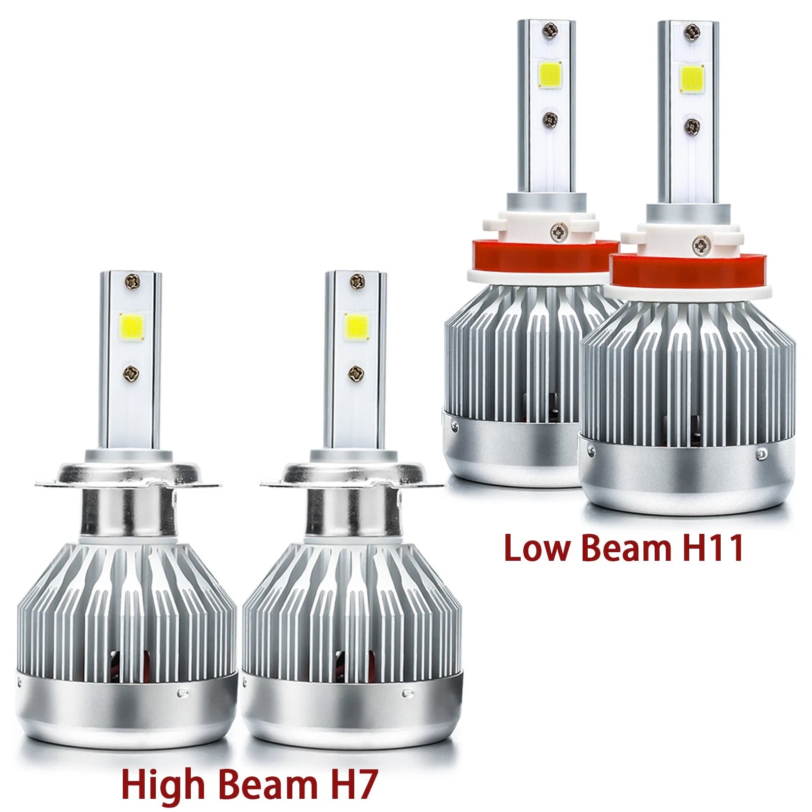 Ice Blue LED Headlight Bulbs for Chevy Traverse (2013-2017)