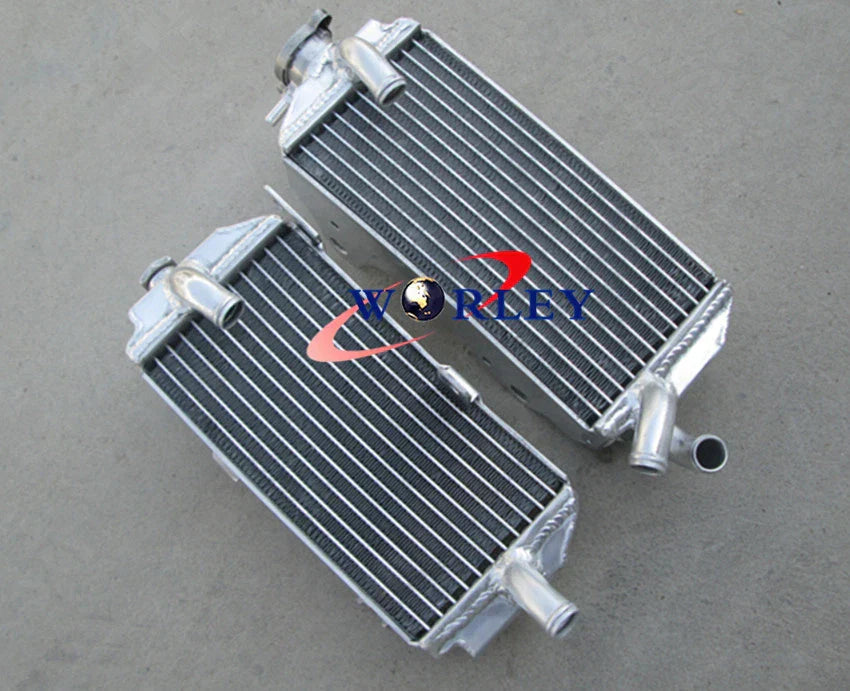 Aluminum Radiator & Hose for Honda CRF450R CRF450 2013-2014 ( Blue)
