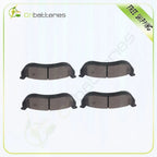 Set of 4 Metallic Brake Pads Rear for Jeep Liberty Wrangler (2003–2007)