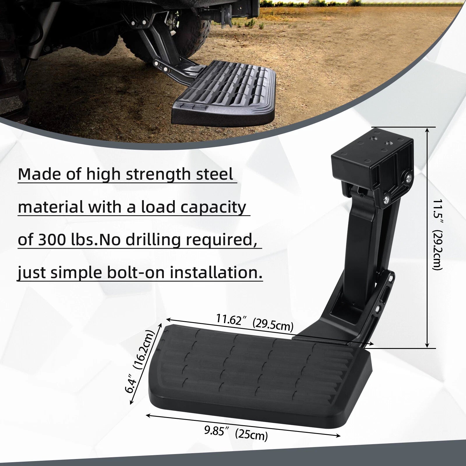 Rear Bumper Side Bed Step for Ford F-150 (2015–2020) 75312-01A