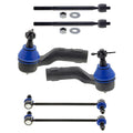 Set of 4 Mevotech Supreme Tie Rod Ends & Sway Bar Links for 3 Sport
