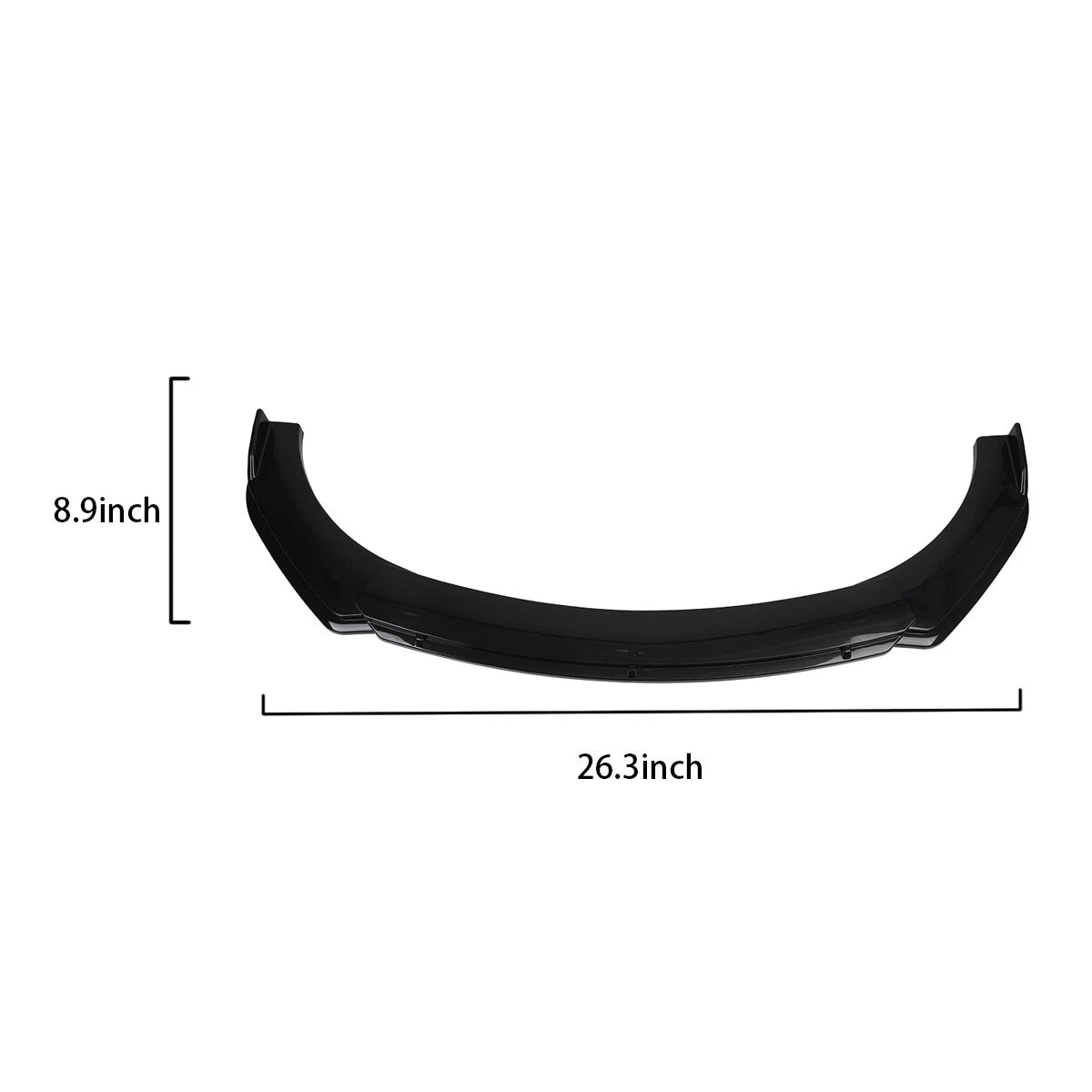 Glossy Black Front Bumper Lip Spoiler for Infiniti Q50 (2014–2022)