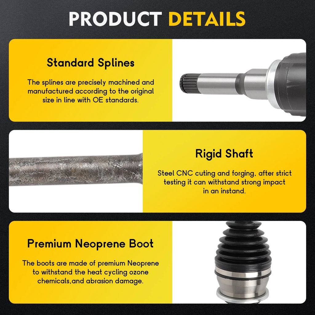 Front Left CV Axle Shaft for Chevrolet Sonic (2012–2017)