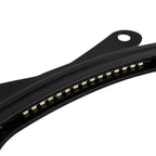 Curved LED License Plate Frame for Harley Road King, Glide