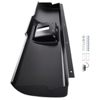 Black Primed Rear Bumper Roll Pan for GMC Sierra Pickup (1988–1998)