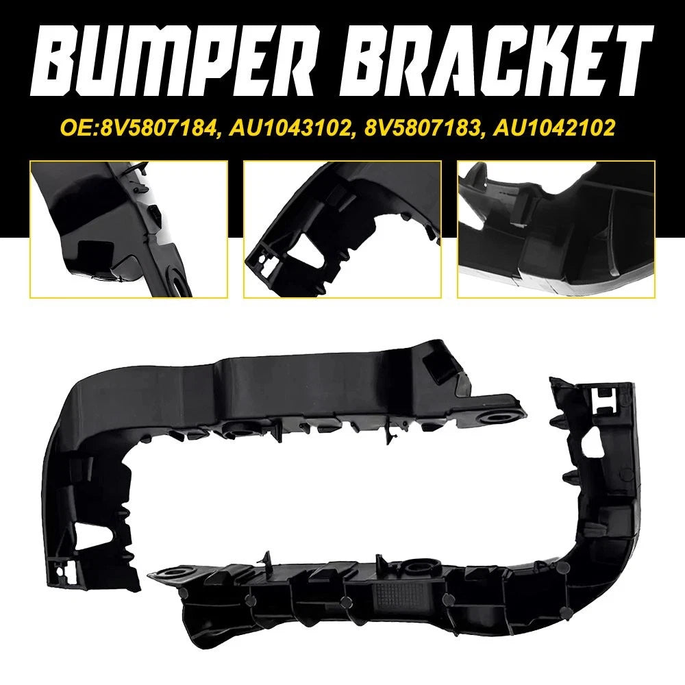 2X AU1043102 Bumper Bracket for Audi A3 (2015–2018)