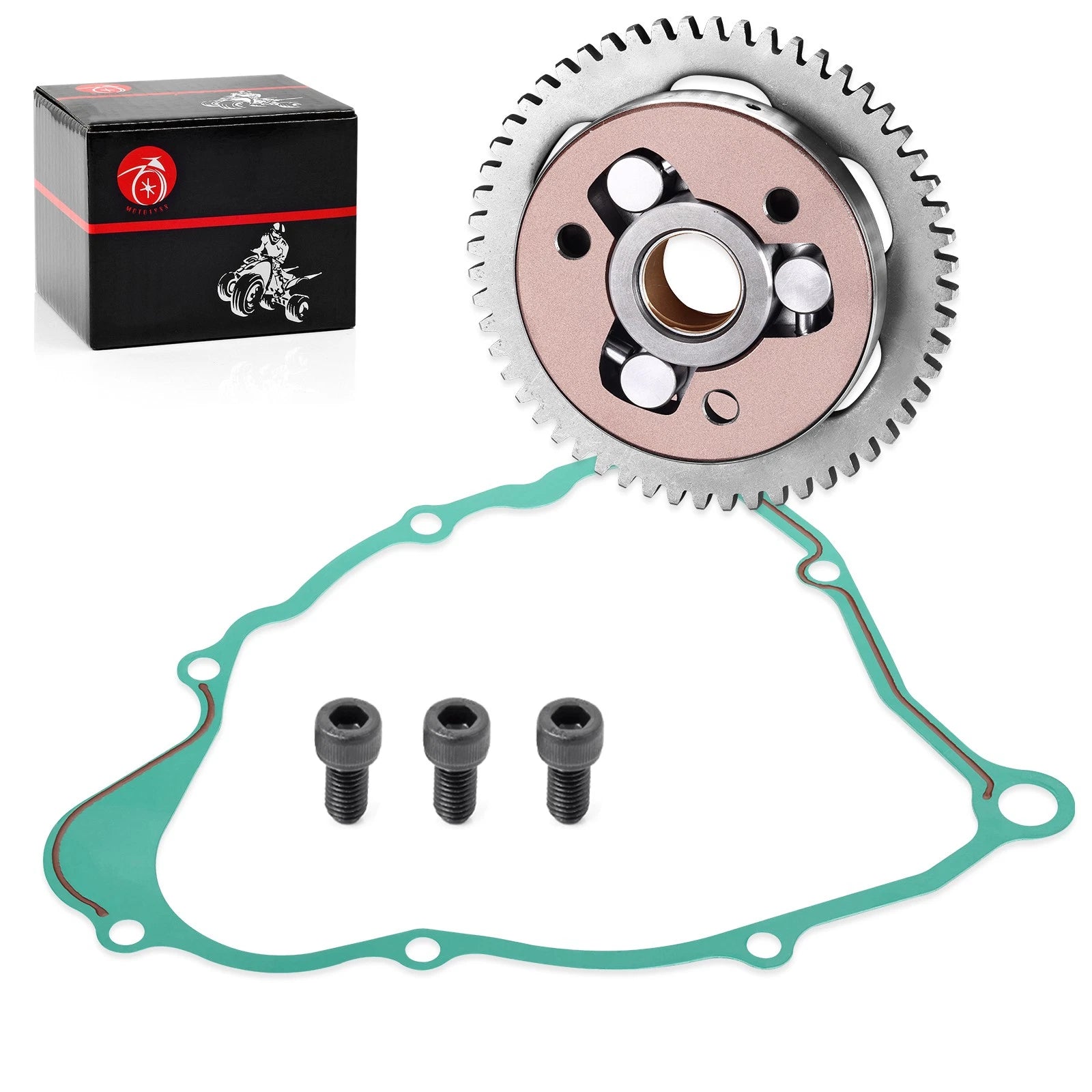 Starter Clutch Idler Gear w/Gasket for Yamaha Bear Tracker 250 (1999–2004)