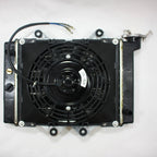Water Cooled Radiator Cooler + Fan for 150cc 200cc 250cc PIT Quad ATV Buggy