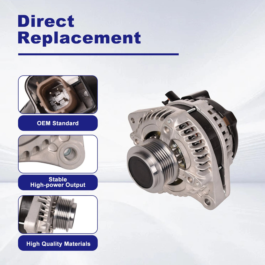 Alternator 130A for Honda Odyssey, Pilot, Ridgeline (2011-2015)