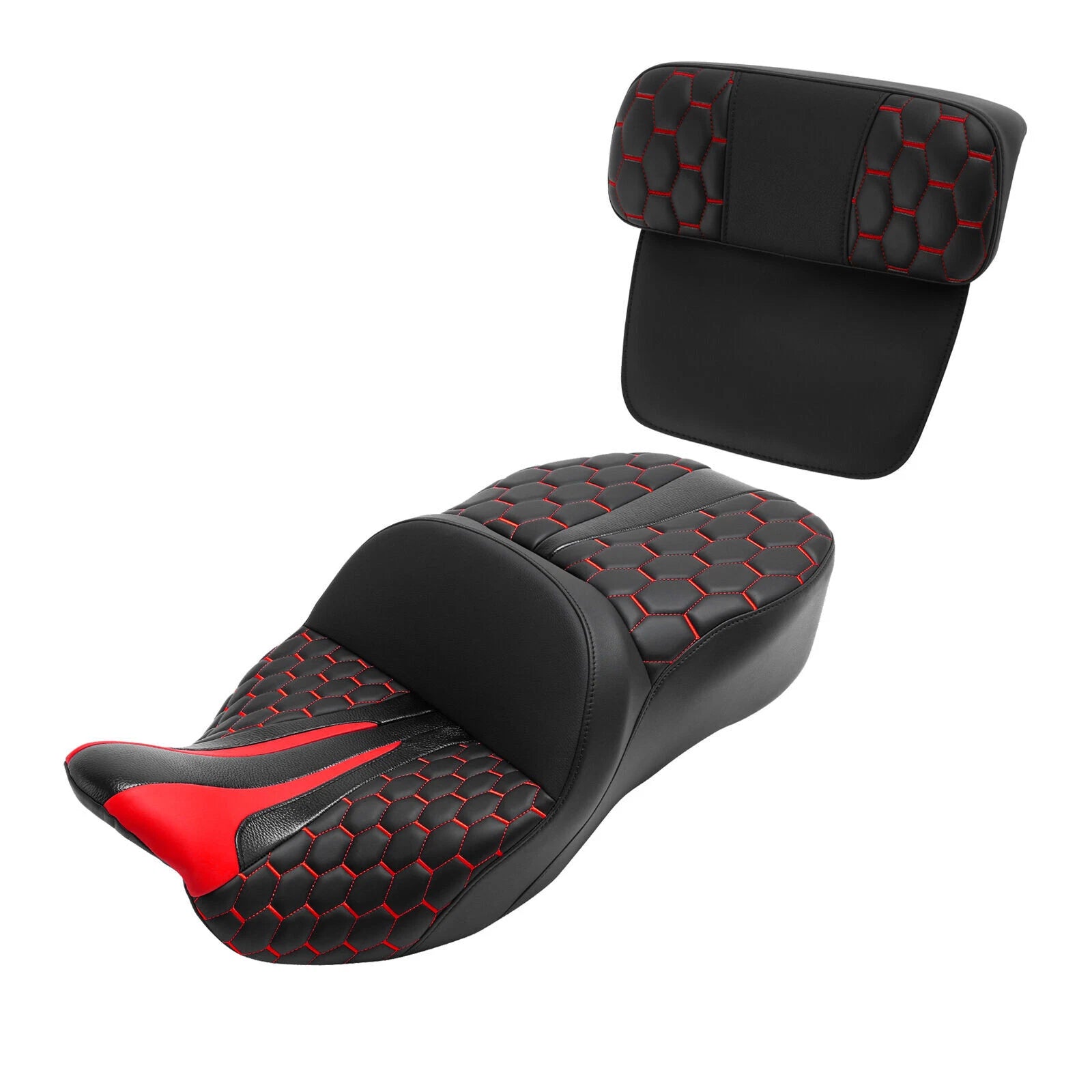 Seat Pad Backrest for Harley Touring Road Glide (2009–2013)