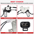 Rear LH Window Regulator w/Motor 10256559 for Pontiac Grand Prix (1997–2003)