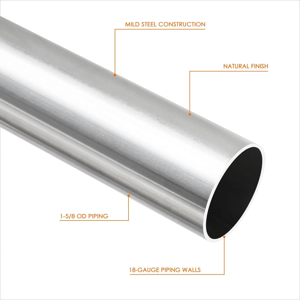1-5/8" Mild Steel Exhaust Piping 180 Degree U-Bend for Custom Applications