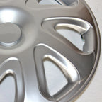 4pc 14 Inch Silver Hubcaps Wheel Covers for Steel Wheels (Set for Bulldog)