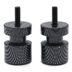 Carbon Flat Swingarm Spools 6mm for Yamaha FZ6 (2004–2008) / FZ8 (2011–2012)