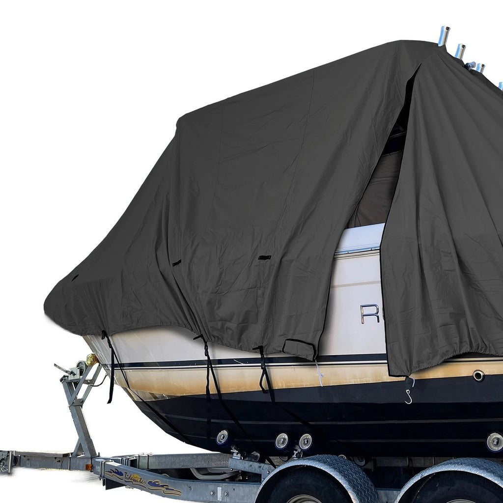 Boat Cover for Robalo R247 Dual Console (Black)