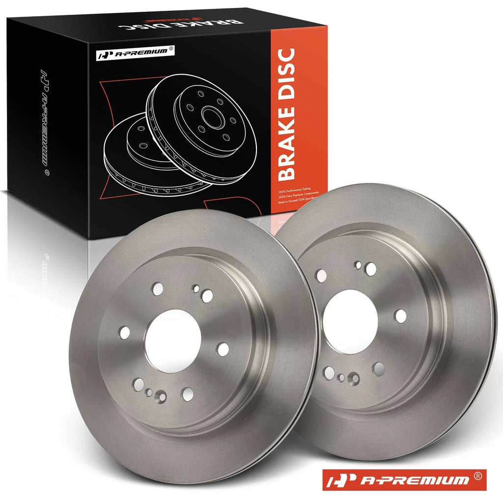 Rear Disc Brake Rotors for Chevy Silverado 1500, GMC Sierra 1500 (2019–2024)