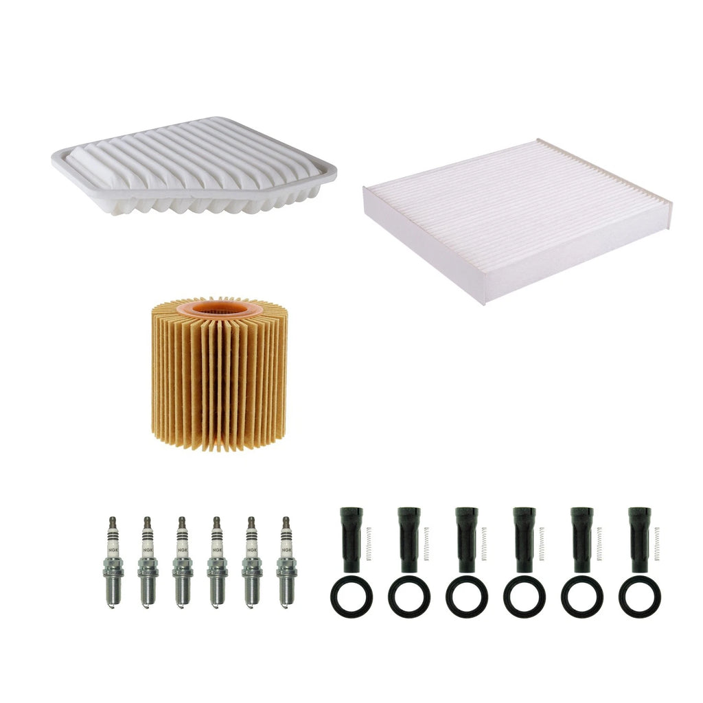 Tune Up Kit with 6 NGK Spark Plugs & Boots for Avalon Camry ES350 Venza