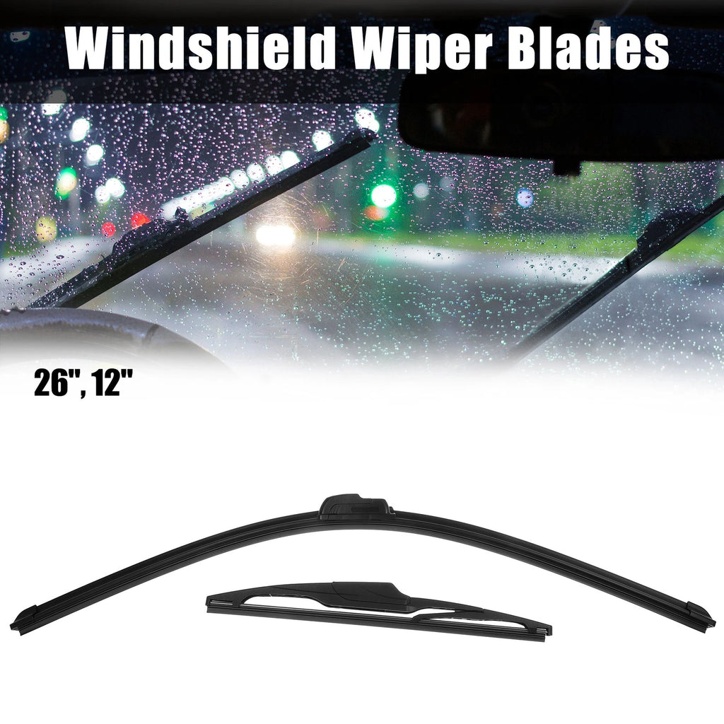 2X Front Rear Wiper Blades for Toyota Aygo (2005–2014)