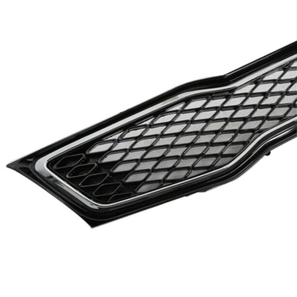 Front Upper Grille Replacement Set for Kia Optima SX (2011-2013) Black Chrome