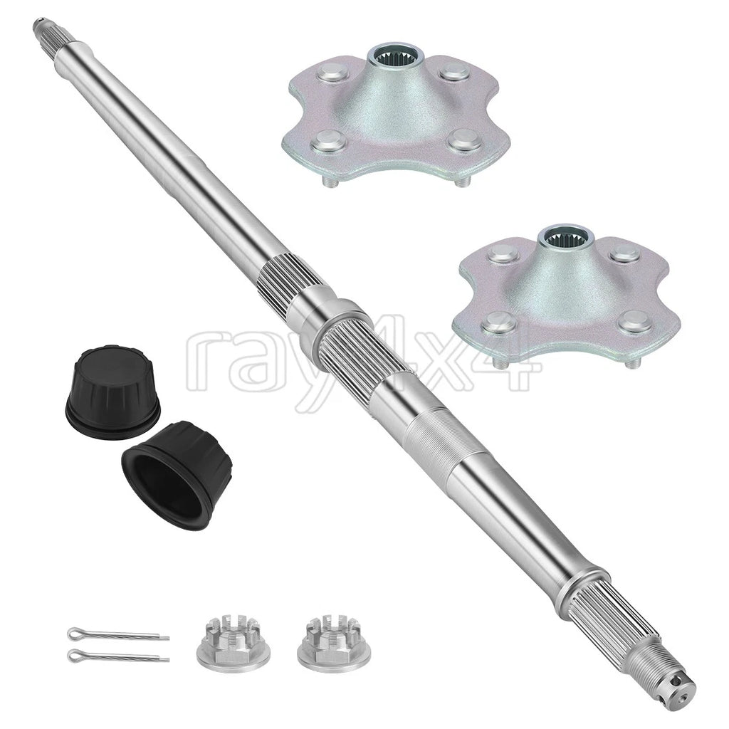 Rear Wheel Axle & Hubs & Center Caps for Honda Recon TRX250TM/TE (1997–2024)
