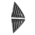 2X Carbon Look Side Window Louvers for Chrysler 300 (2011–2023)