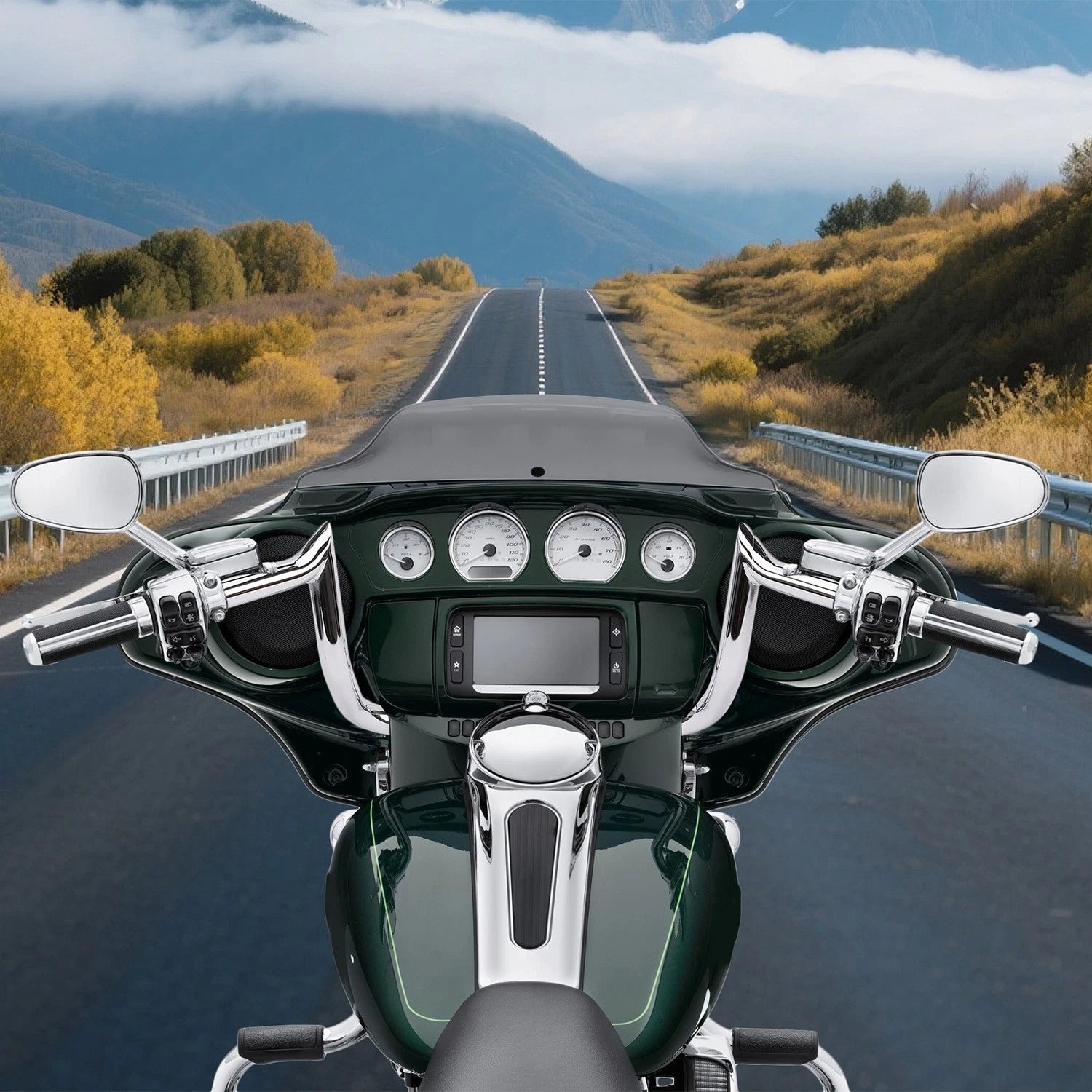 10" Pre-wired Bagger Handlebar for Harley Electra Glide Ultra Classic (2014–2019)