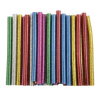 30pcs Glitter Hot Glue Sticks 7x100mm for Wood Plastic Fiber Paper Bonding