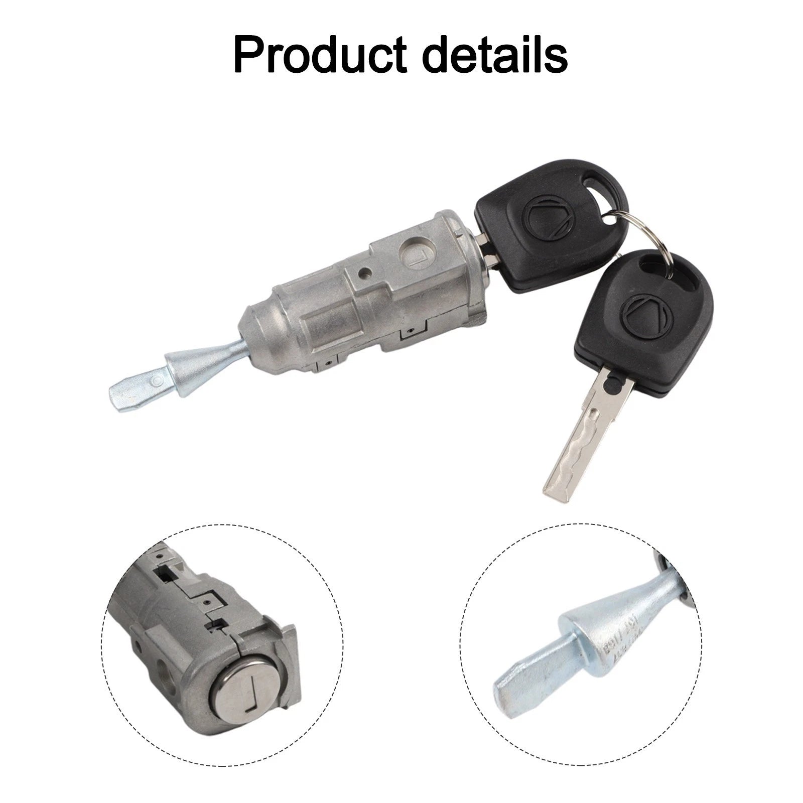 OEM Door Lock Cylinder with Key 107837167BA for Polo