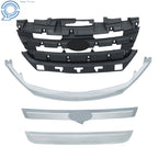 Front Bumper Cover & Chrome Grille for Ford Fusion (2010-2012)