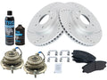 Front Brake Pad, Rotor & Wheel Hub Kit for Suzuki XL7 (2007–2009) PK976TB