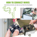 24V AC Fan Relay for HVAC Systems (Printed Wiring Diagram)